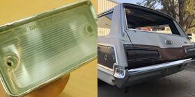 68dm1-8j8 Mopar 2606497 Back Up Reverse Lamp Housing 1967 68 Dodge Polara Monaco Wagon