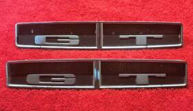 2894994 Mopar 2894996 1969 Dodge Dart Gt Pair Interior Door Panel Emblem Set P/n