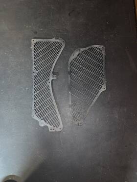 3500758 Mopar 1972 - 1974 B Body Cowl Screens 72 73 74 Charger Satellite Road Runner