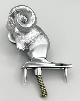 4215517 Mopar Genuine Vintage 81-93 Dodge Ram / Ramcharger Head Hood Ornament Oem