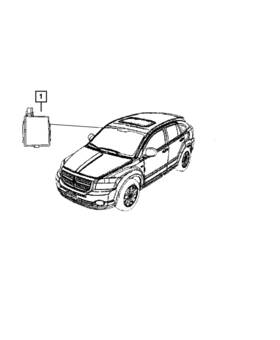 56044968ab Mopar Genuine Garage Door Opener Module
