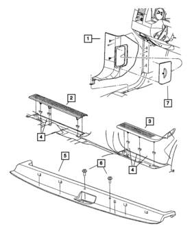 5hm93xdbae Mopar Genuine Cowl Side Trim Panel Left