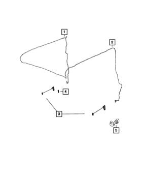 68100641ab Mopar Genuine Wiring Connector Plate
