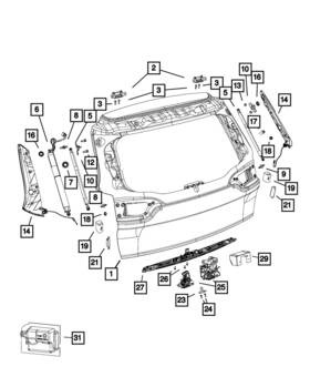 68103069af Mopar Genuine Pinch Sensor Left