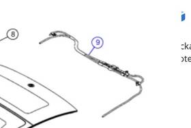 68372746aa Mopar New Oem Alfa Romeo Sunroof Glass Cable Tube Guide