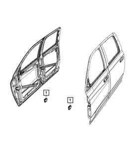 68374090ag Mopar Genuine Door Module Right