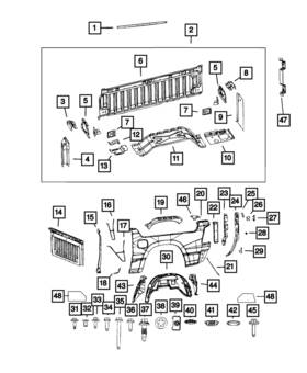 68408019ab Mopar Genuine Body Panel Deadner Right Rear