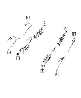 68488600ab Mopar Genuine Front Door Wiring