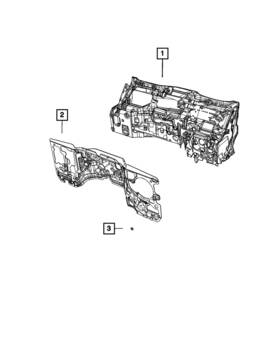 68527559ab Mopar Genuine Dash Engine Side Silencer