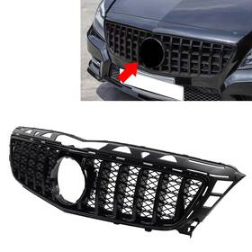 Motorshop168 212500199928 Gtr Style Front Bumper Grille For Mercedes Benz Cls Class W218 11-14 Black Us