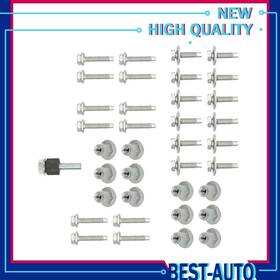 Be33077x Munirater New Tubular Side Step Hardware Kit For Ram 1500 2500 3500 4500 5500 2013-2019