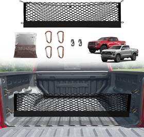 Net-1 Muslogy Truck Bed Cargo Net Compatible With 2023 Colorado And Canyon Black