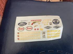 858-k National Decal Corp. 854-k Hubley Sticker Sheet Unused Free Shipping