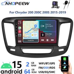 200s Nhopeew 200 200c 2015-2019 2 64g Android 15 Car Stereo Radio Gps For Chrysler