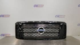 104-60836h Nissan 19 Titan Sv Upper Grille Assembly Black Emblem