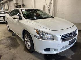 105-50399b Nissan Front Bumper Maxima 09 10 11 12 13 14 White 1402212