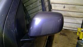 128-52910l Nissan 06-19 Frontier Driver Side View Mirror Power Painted Smooth Heated