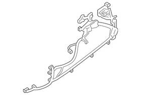 Nissan 24125-9pj0b Genuine Door Wiring Harness