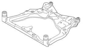 477-50454 Nissan Front Suspension Crossmember K-frame Fits 09 10 11 12 13 14 Murano Oem
