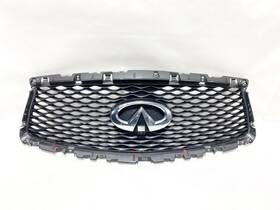 62310-9nc0b Nissan 16-20 Infiniti Qx60 Front Bumper Upper Main Grille Molding Trim With Camera Oem