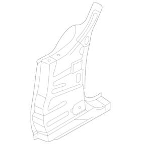 76261-6gc0a Nissan Genuine Lower Pillar