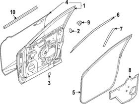 802d5-6ta0a Nissan Genuine Frame Cover