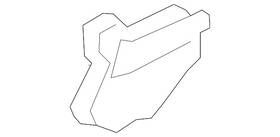 82858-9he0a Nissan Genuine Door Shell Insulator