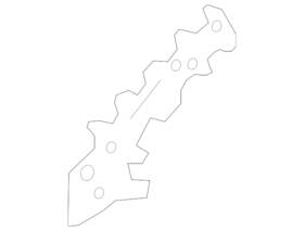G6247-9dlma Nissan Genuine Hinge Pillar Reinforcement