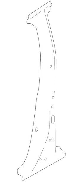 G6515-5aama Nissan Genuine Center Pillar Reinforced