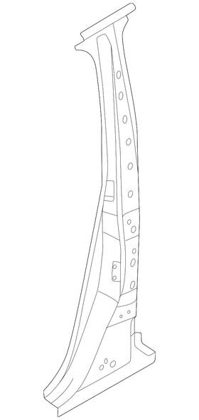 G6571-6rrma Nissan Genuine Center Pillar Reinforced