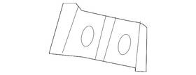 G6691-5rbma Nissan Genuine Aperture Panel Retainer Bracket