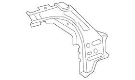 G7645-5rbma Nissan Genuine Pillar Reinforced