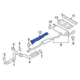 747585ha0a Nissan Oe For Rogue 2015-2020 Front Floor Pan Heat Shield
