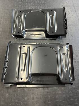 M232l Oer Authorized 69-70 Mustang Cougar Shelby Bucket Seat Platform Panels Support Hardware