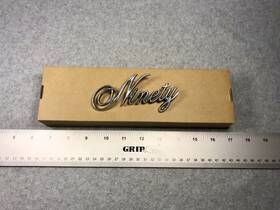 9858552 Oldsmobile 71 - 76 Ninety Eight Metal Emblem Script Inch Only Great Post