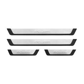 U004908 Omac Door Sill Scuff Plate Scratch Protector For Vw Passat Exclusive Steel 4 Pcs