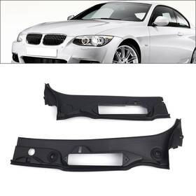 Oneclubaa 550741298001 2pcs Windshield Wiper Vent Cowl Grille Panel For Bmw 3 Series E92 E93 2005-2013