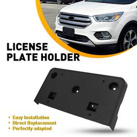 36784nxrd Oxilam For 2017-2019 Ford Escape Front License Plate Bracket Mounting Frame Holder Us