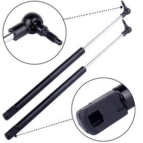Pa051064p01 Parautostore Qty 2 Rear Window Lift Supports Gas Struts For 1999-2004 Jeep Grand Cherokee