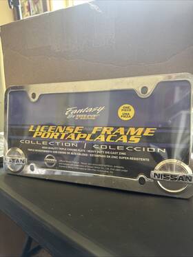 Wl071-c Pilot Wl071c Triple Chrome Plated License Plate Frame For Nissan