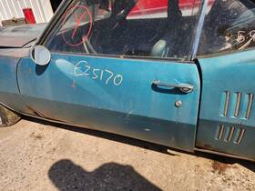 120-02058bl Pontiac Driver Left Front Door Manual Fits 1968 Firebird 1234333