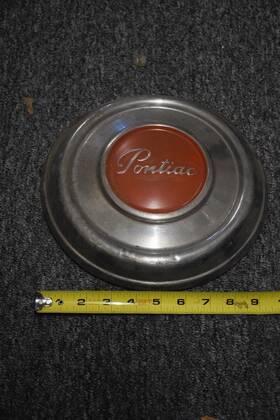 514588 Pontiac Used Vintage 1951 - 1954 Hub Caps Dog Dish Hubcap
