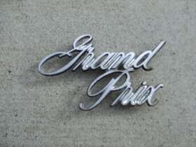 9835450 Pontiac Gp 1969 1970 1971 1972 Grand Prix Chrome Emblem Original