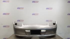 190-59063c Porsche 07 Boxster S 987 Complete Rear Bumper Assembly Silver