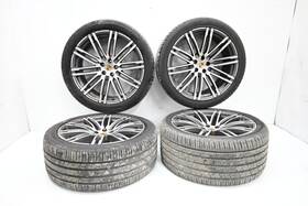 95b.601.025dp Porsche 15-21 Macan Turbo 21 Inch Front And Rear Alloy Rim Wheels Tires Set Oem
