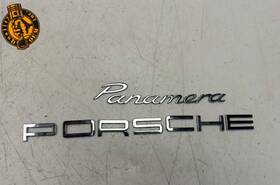 97055923706 Porsche 2010-2016 Panamera - Rear Liftgate Nameplate Emblem Logo Oem