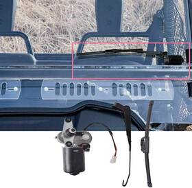 00901 Rainman S 12v Electric Windshield Wiper Motor Kit Replacement For Polaris Rzr Clear