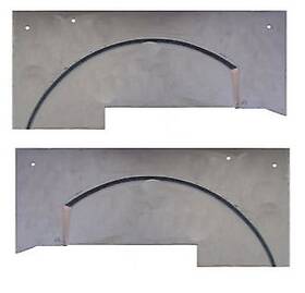 Kr47-a Rehm 1931-32 Chevrolet Body Wheel House Patch Set