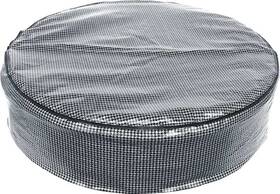 K78000a Rem Automotive 1967-69 Camaro Firebird Standard Spare Tire Cover Houndstooth Gray And White
