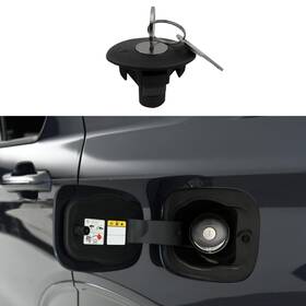 8u5z-9c268-b Rgoaanc Qph5317t Locking Gas Cap Lock Fuel Filler Plug For Ford Edge F150 Black